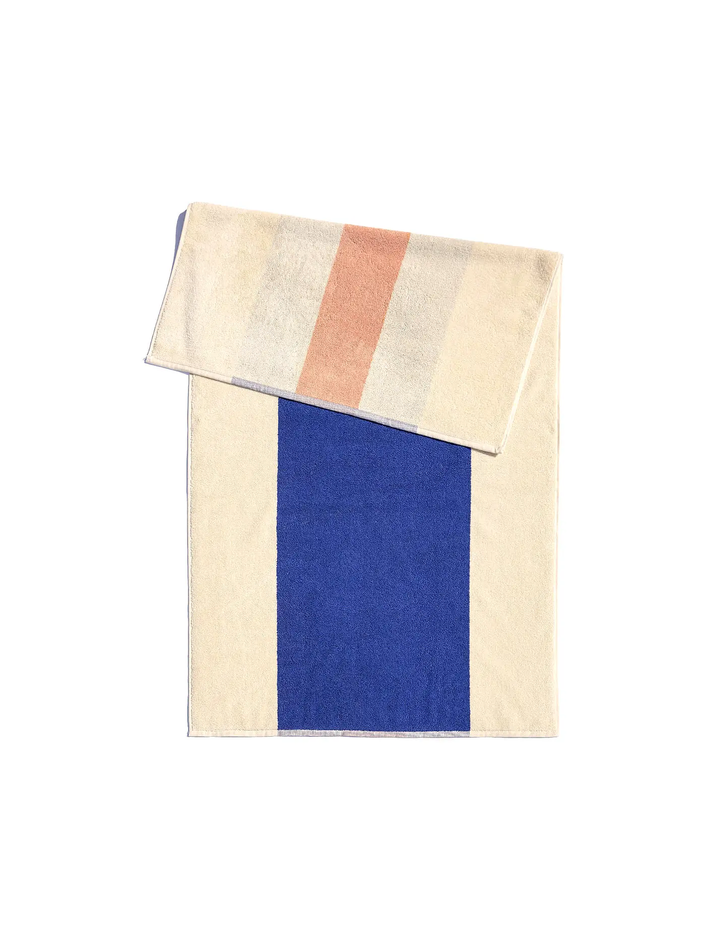 SUITE702 | Duschtuch 70x140cm MARTENS AND MARTENS Royal Blue/Peach | 